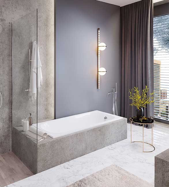 Прямоугольные ванны